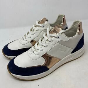 Geox D Bulmya Sneaker White Trainners Shoes Womens Size 8